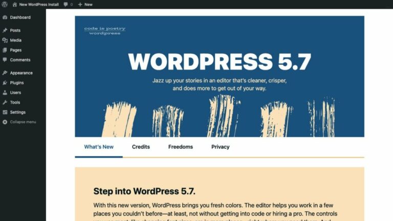 WordPress 5.7 Top 10 Features [Screenshots Illustration]