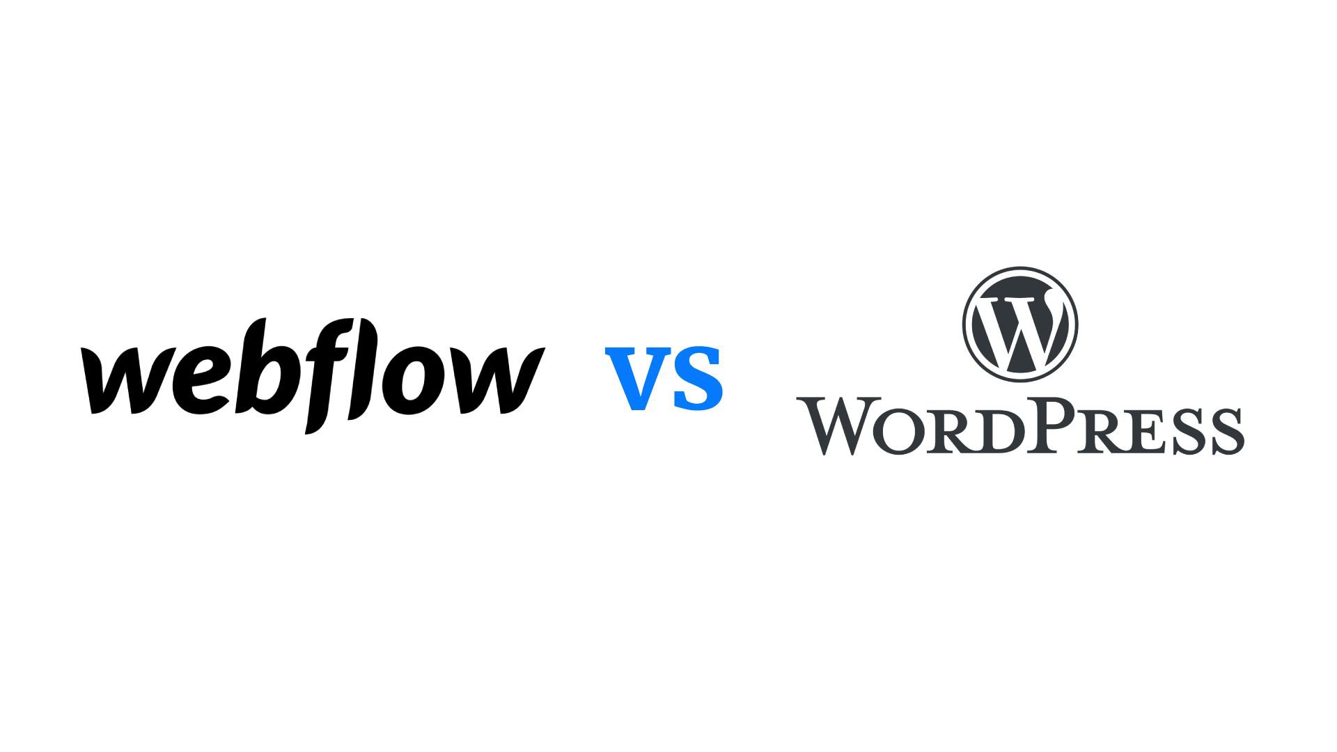WordPress vs. Webflow Metrics to Consider for Your Website