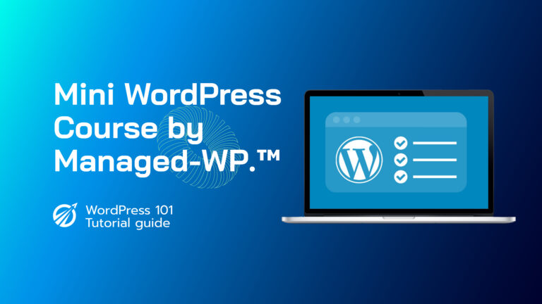 Managed-WP - wordpress mini course banner