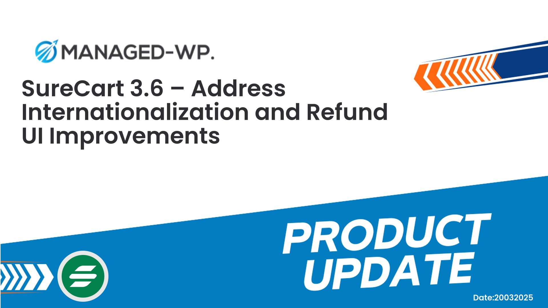 [WP Plugin Update] SureCart 3.6: Enhancing 🌍 Internationalization and Refining 🔄 Refund UI for Seamless E-commerce Experiences cover