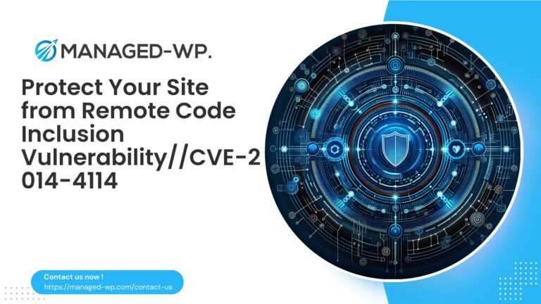 Protect Your Site from Remote Code Inclusion...
