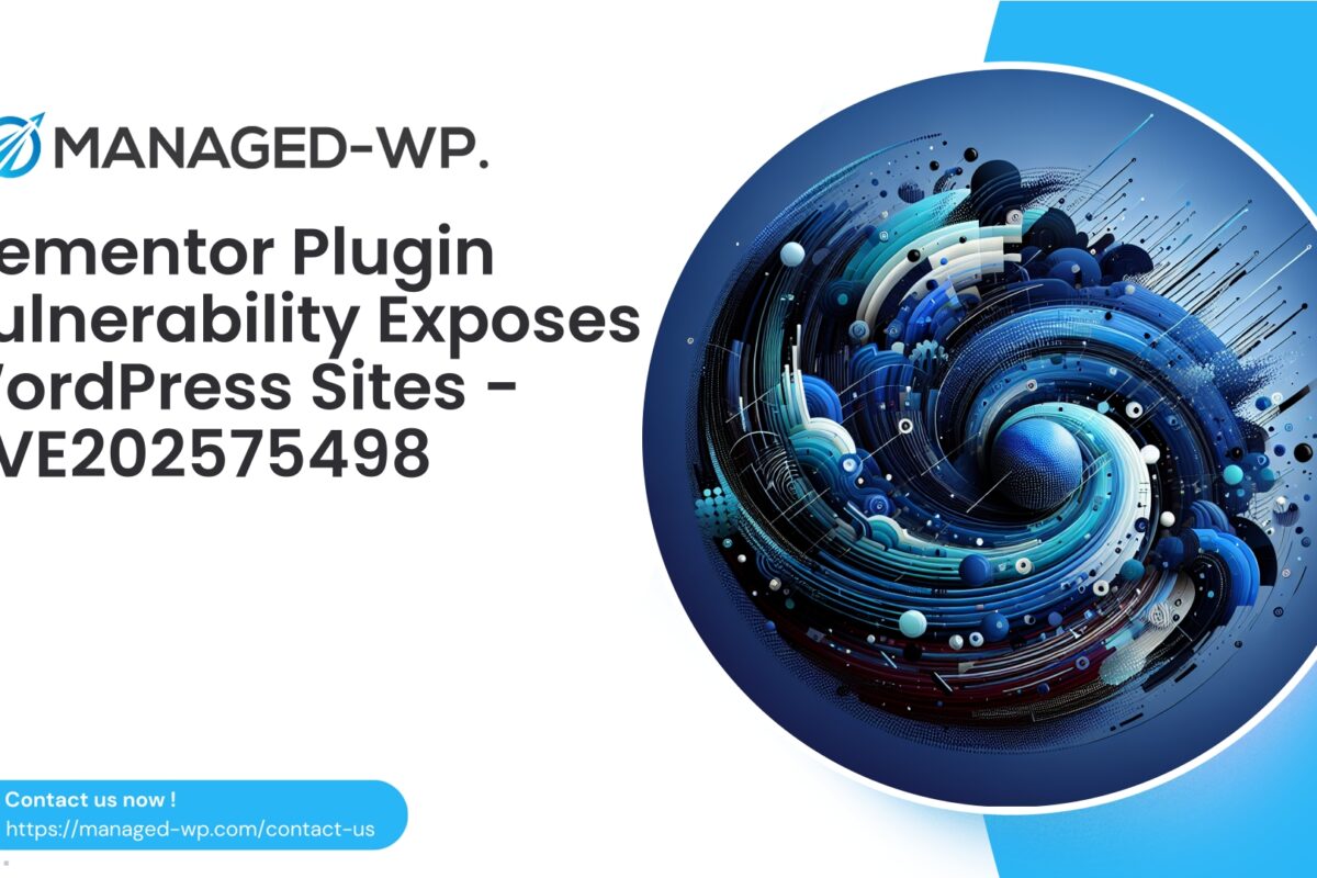 Elementor Plugin Vulnerability Exposes WordPress Sites |…