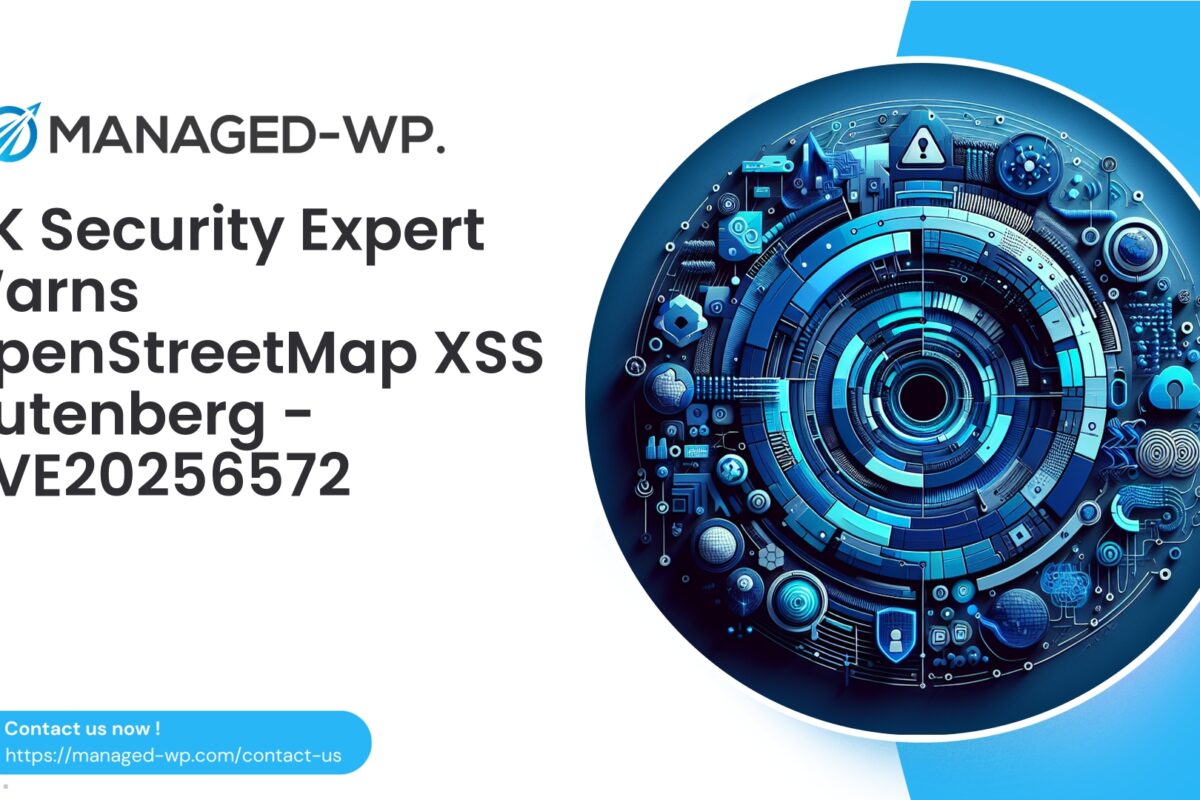 OpenStreetMap WordPress Stored XSS Risk in Gutenberg...