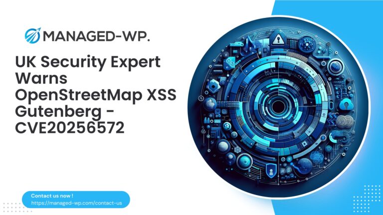 OpenStreetMap WordPress Stored XSS Risk in Gutenberg...