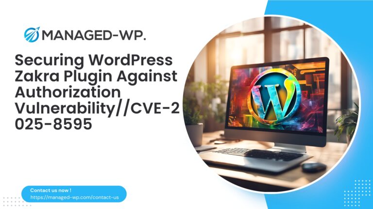 Securing WordPress Zakra Plugin Against Authorization Vulnerability...