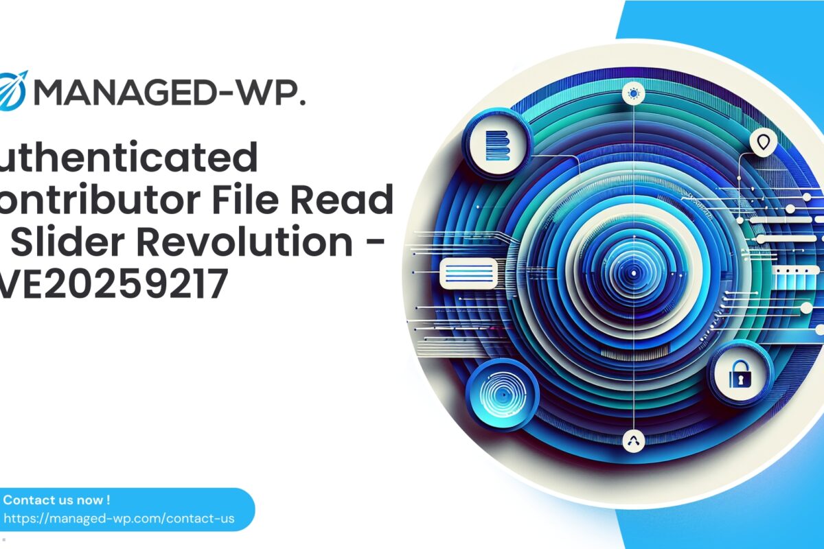 Authenticated Arbitrary File Read in Slider Revolution…