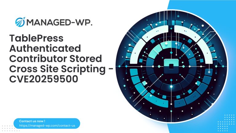 Authenticated Stored XSS in TablePress 3 2…