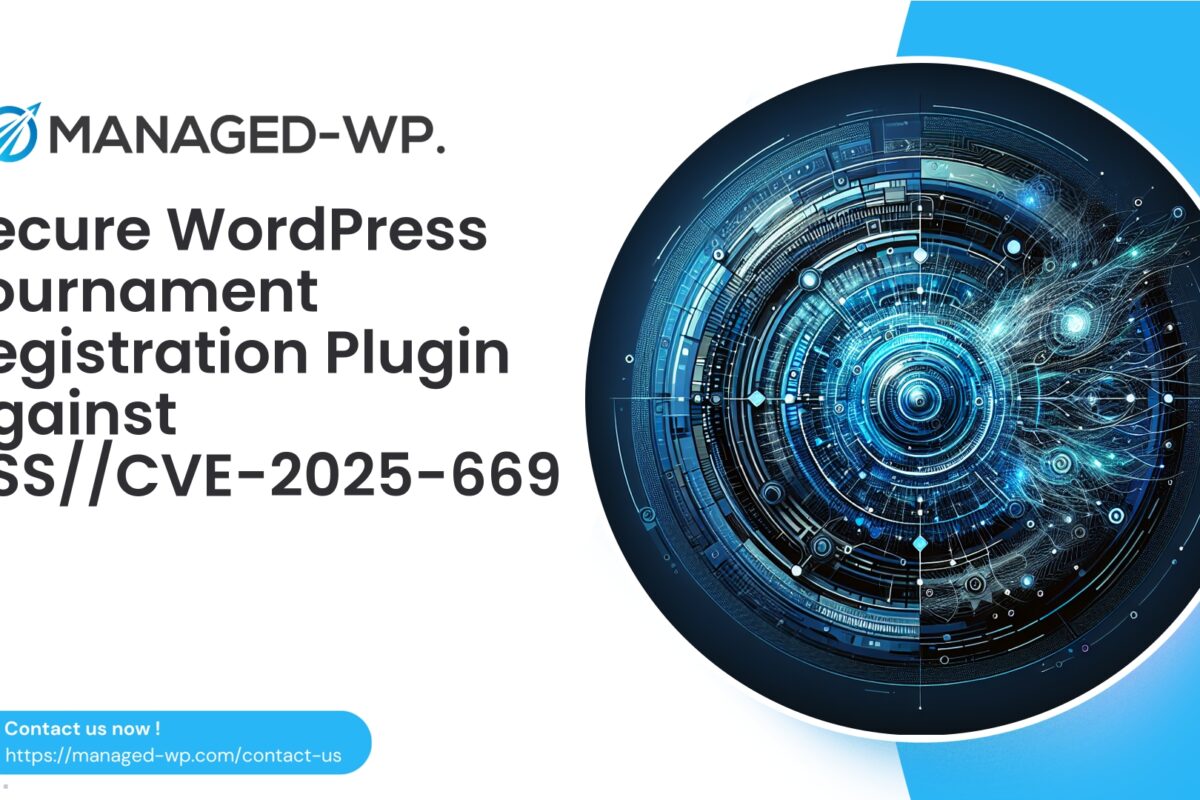Secure WordPress Tournament Registration Plugin Against XSS…