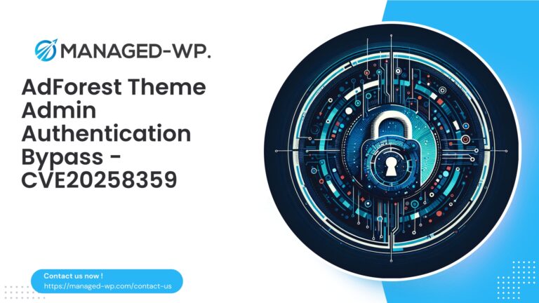 Critical AdForest Admin Authentication Bypass | CVE20258359...