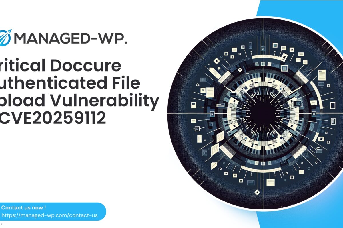 Authenticated Arbitrary File Upload in Doccure |...