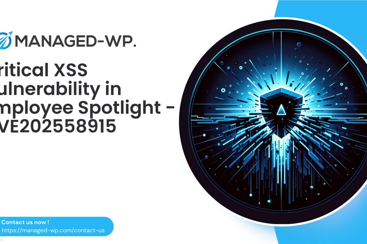 Critical XSS Vulnerability in Employee Spotlight Plugin…
