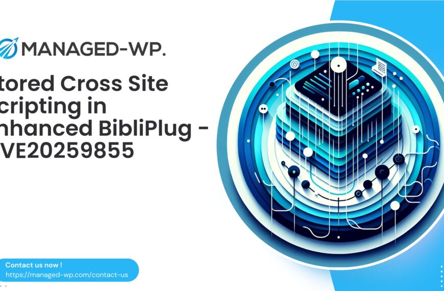 Authenticated Contributor Stored XSS in BibliPlug | CVE20259855 | 2025-09-11