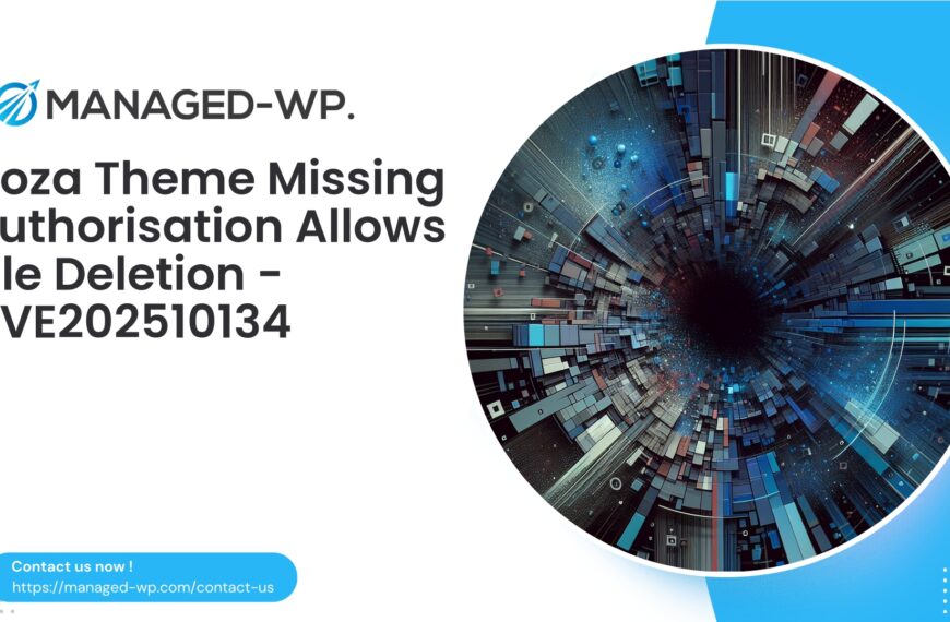 Urgent Goza Theme Arbitrary File Deletion Advisory | CVE202510134 | 2025-09-08