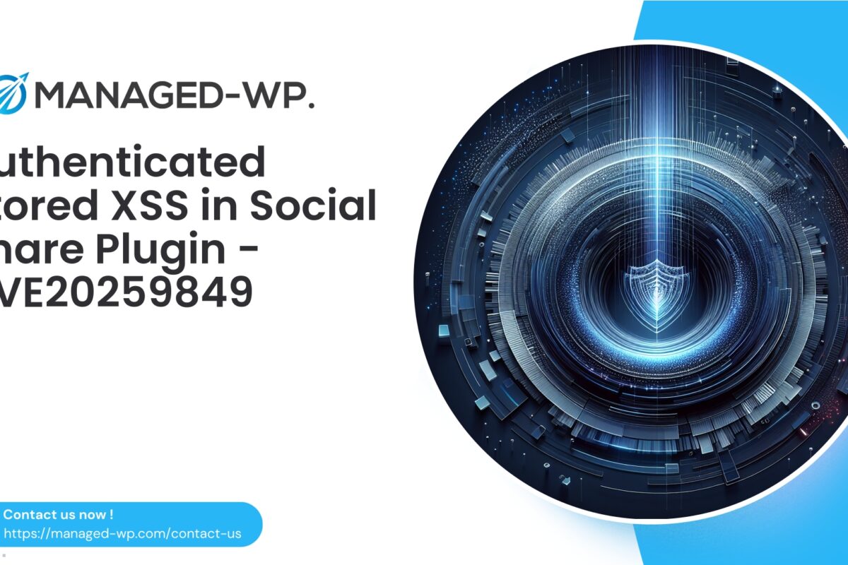 Authenticated Stored Cross Site Scripting Vulnerability |…