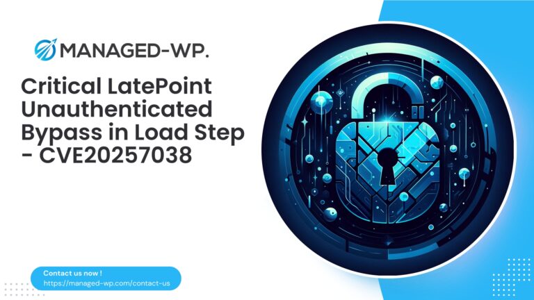 LatePoint Authentication Bypass Vulnerability Analysis | CVE20257038…