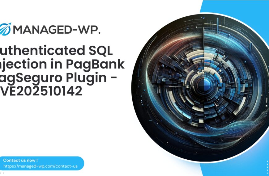 Critical PagBank PagSeguro Connect SQL Injection | CVE202510142 | 2025-09-09