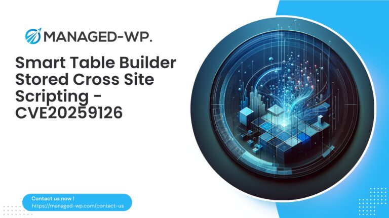 Authenticated Stored XSS in Smart Table Builder…