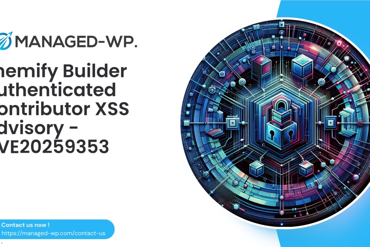 Authenticated Contributor Stored XSS in Themify |…