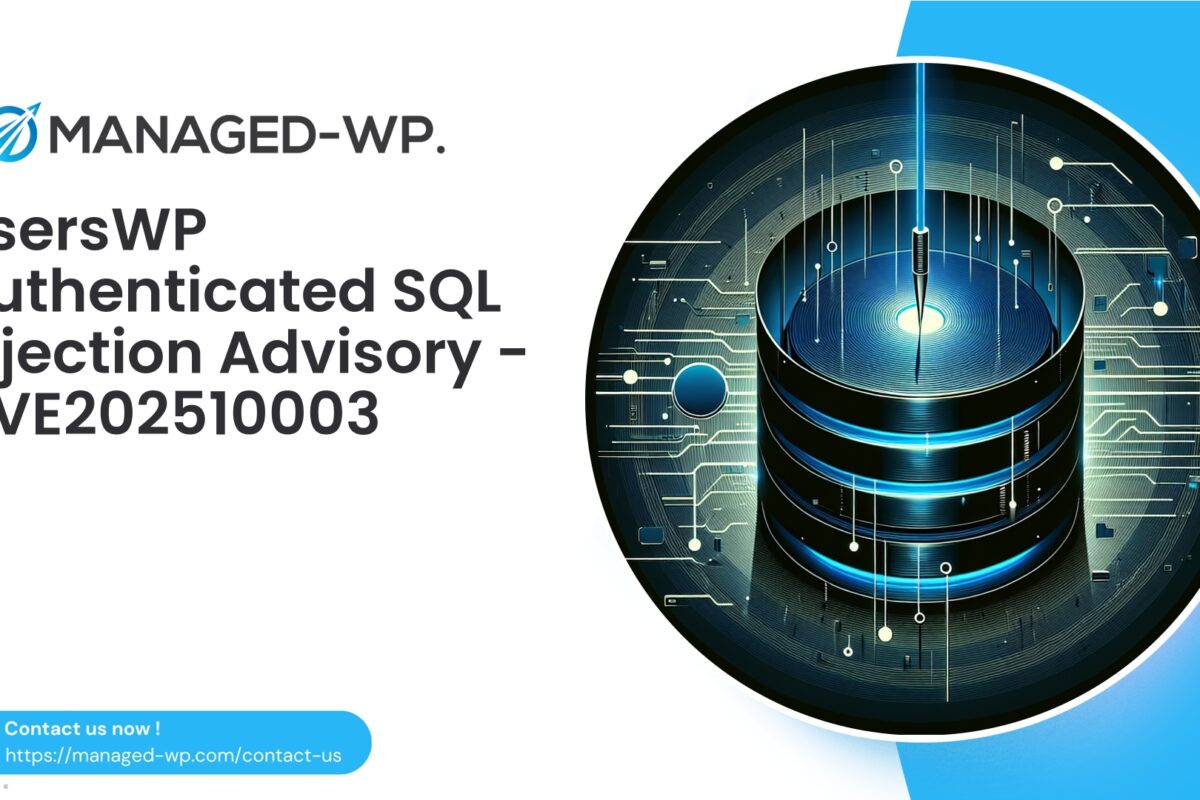 Authenticated Subscriber SQL Injection in WordPress Plugin…