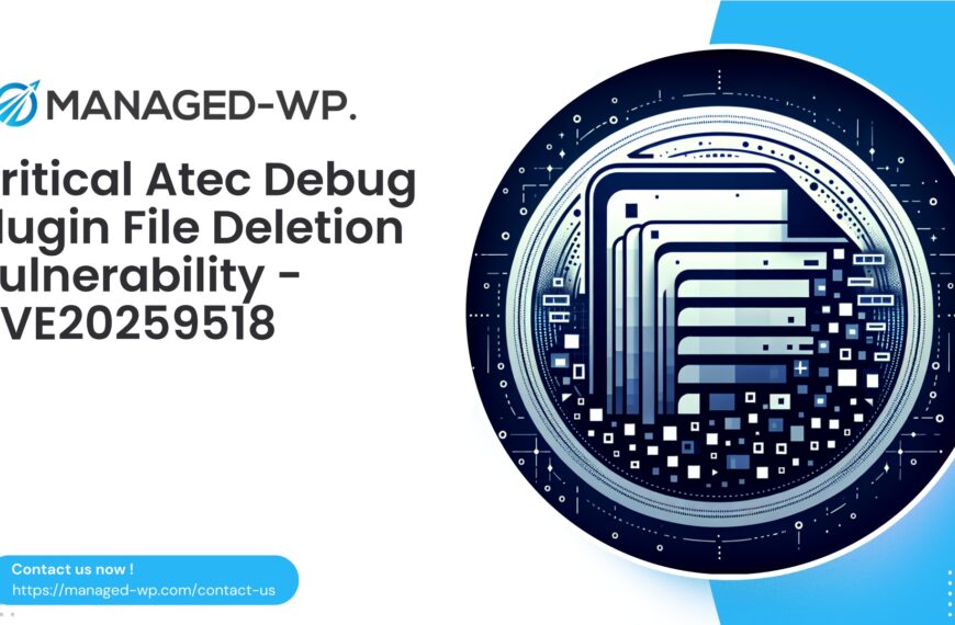 Critical Atec Debug Authenticated File Deletion | CVE20259518 | 2025-09-03