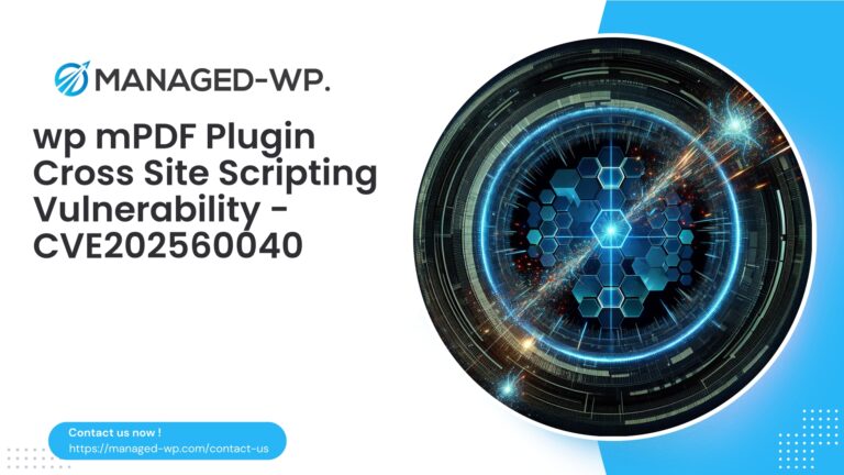 Critical XSS Vulnerability in WordPress wp mpdf…
