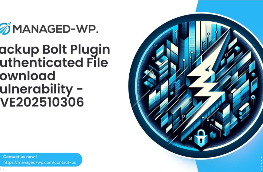 Critical Backup Bolt Arbitrary File Download Vulnerability | CVE202510306 | 2025-10-03