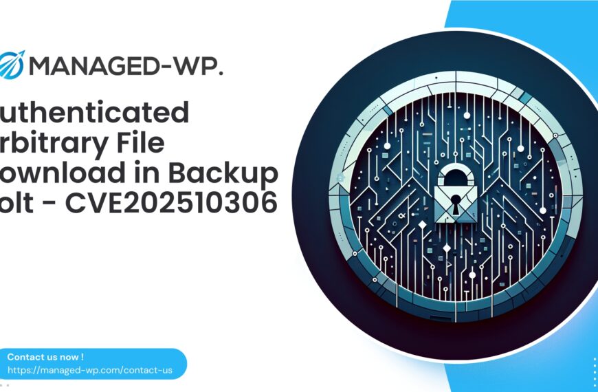 Authenticated Admin Arbitrary File Download Vulnerability | CVE202510306 | 2025-10-03