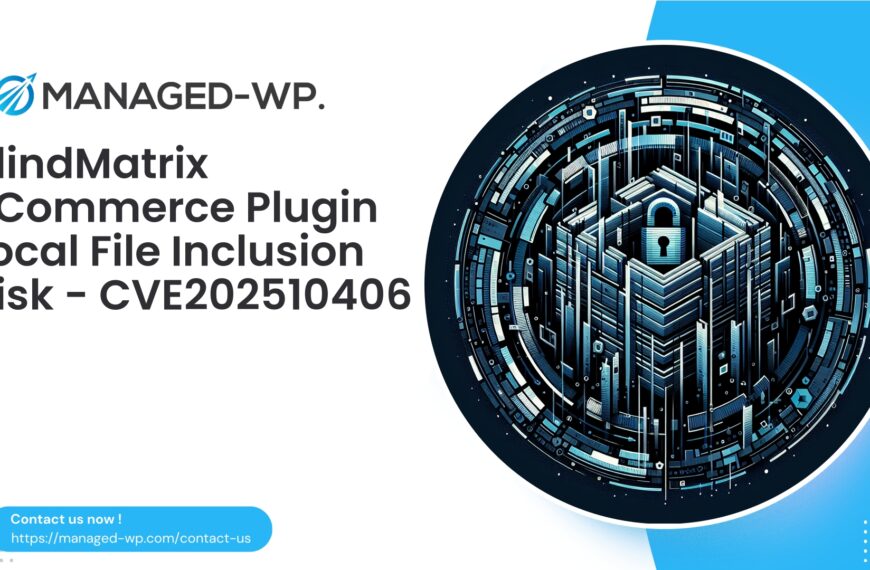 Critical LFI in BlindMatrix Ecommerce Plugin | CVE202510406 | 2025-10-16