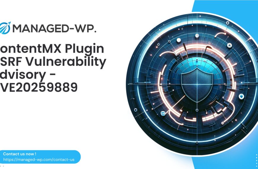 Critical CSRF Flaw in ContentMX Plugin | CVE20259889 | 2025-10-03