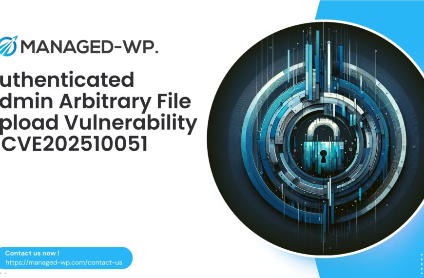 Authenticated File Upload Flaw in Demo Kit | CVE202510051 | 2025-10-15