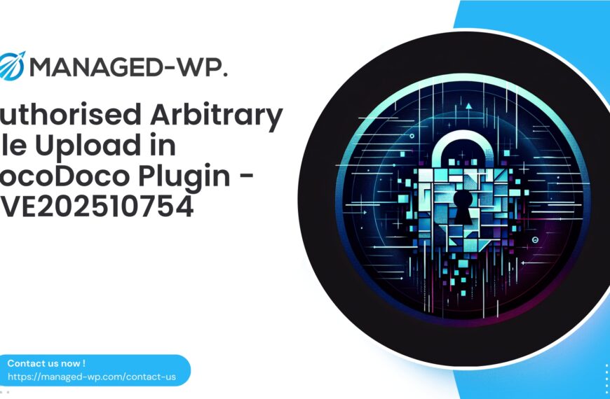 Critical Authenticated Upload Flaw in DocoDoco Locator | CVE202510754 | 2025-10-15