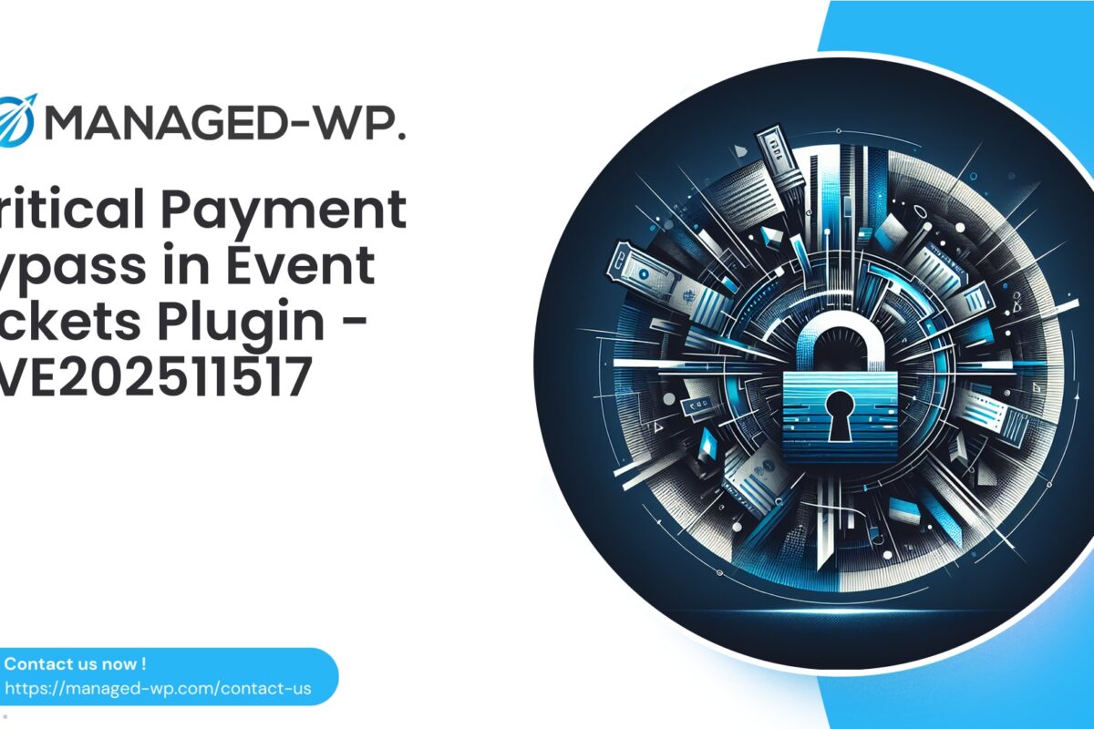 Event Tickets Plugin Unauthenticated Payment Bypass |...