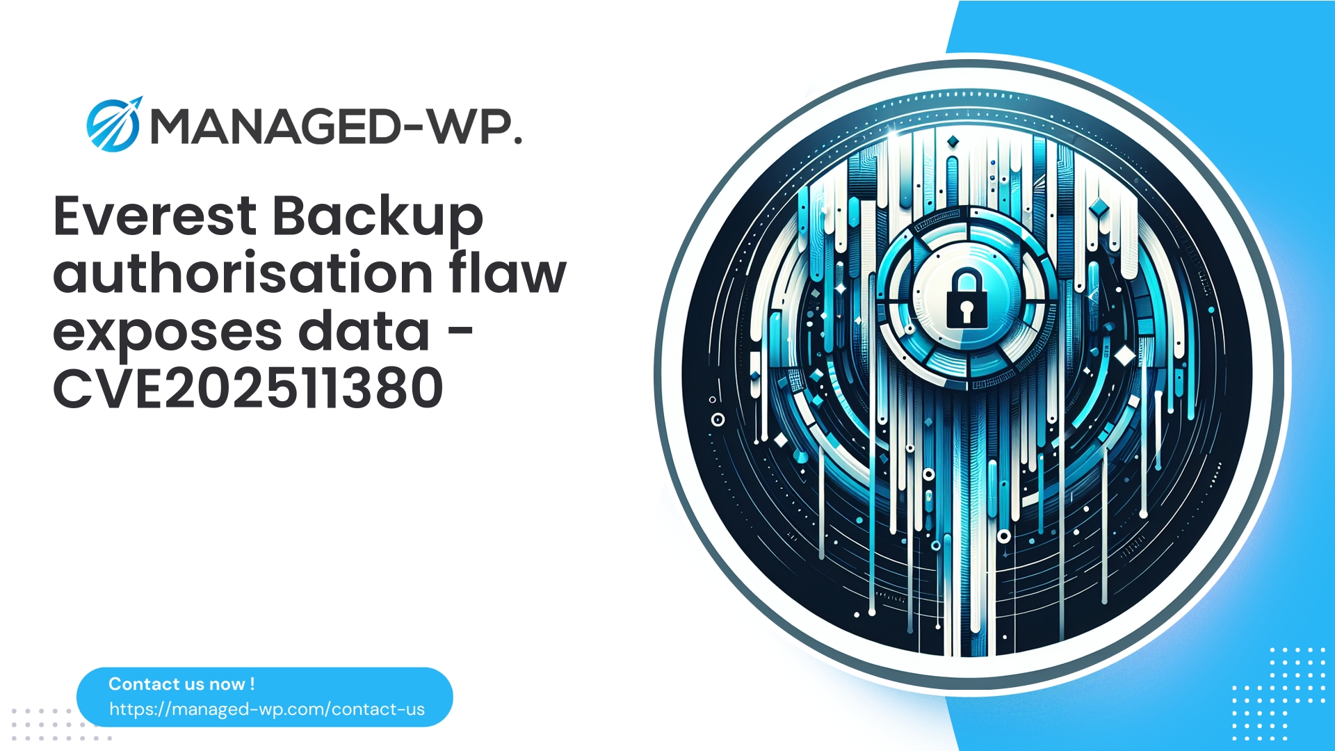 Everest Backup Plugin Authorization Bypass Exposes Data | CVE202511380 | 2025-10-10