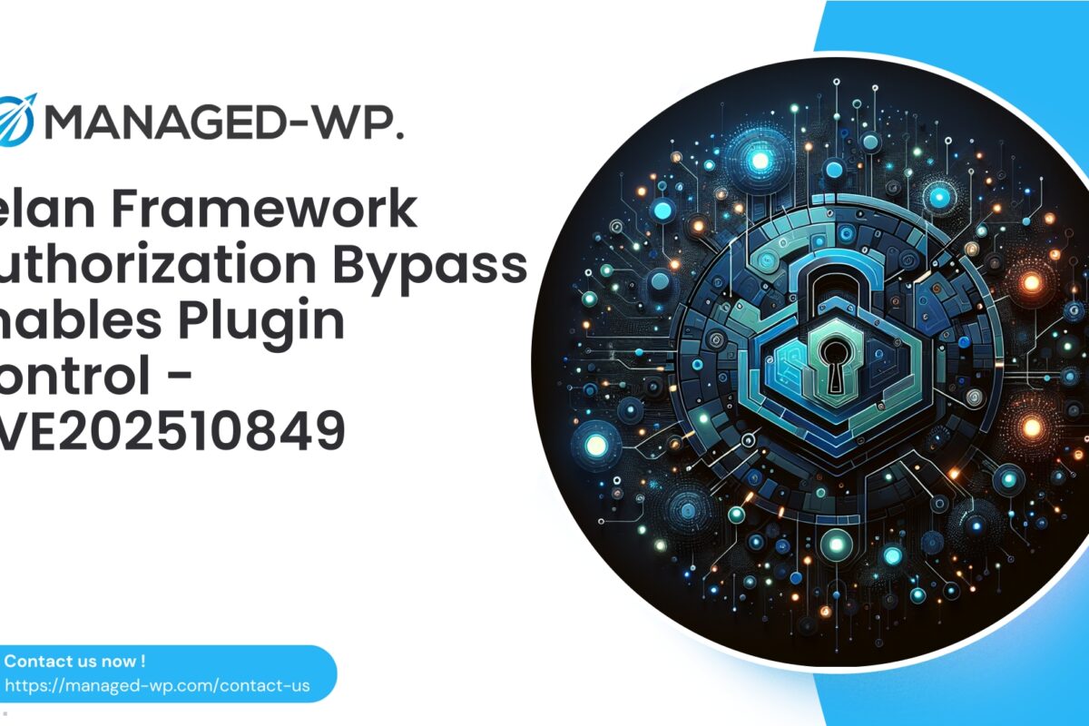Felan Framework Authorization Bypass Enables Plugin Activation...