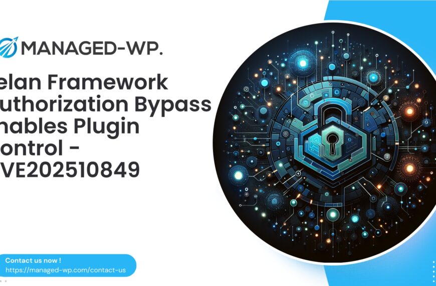 Felan Framework Authorization Bypass Enables Plugin Activation | CVE202510849 | 2025-10-16