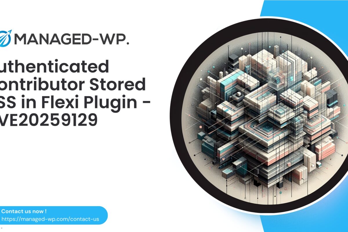 Flexi Plugin Stored Cross Site Scripting Vulnerability...