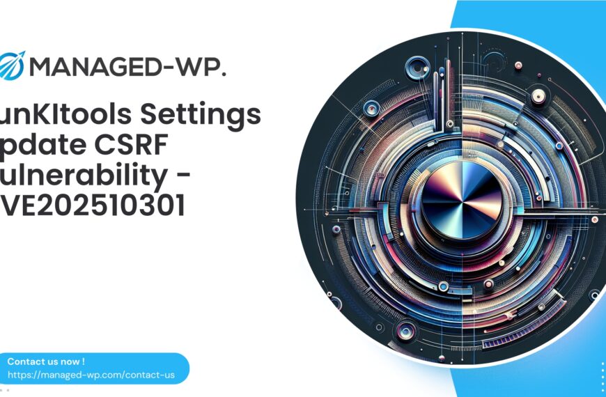 FunKItools CSRF Enables Settings Takeover | CVE202510301 | 2025-10-15