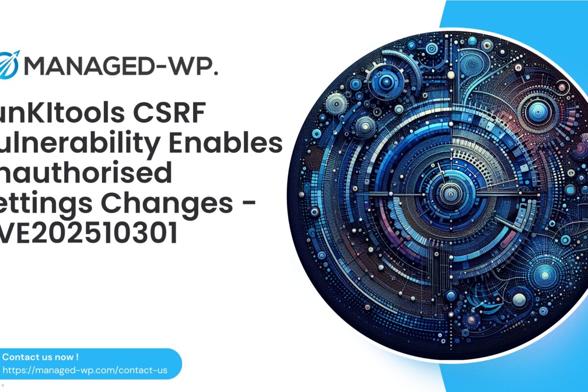 FunKItools CSRF Permits Unauthorized Settings Modification |…