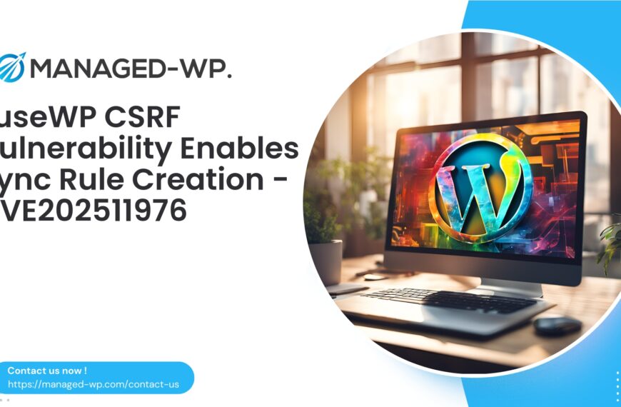 Critical CSRF Flaw in FuseWP Plugin | CVE202511976 | 2025-10-28