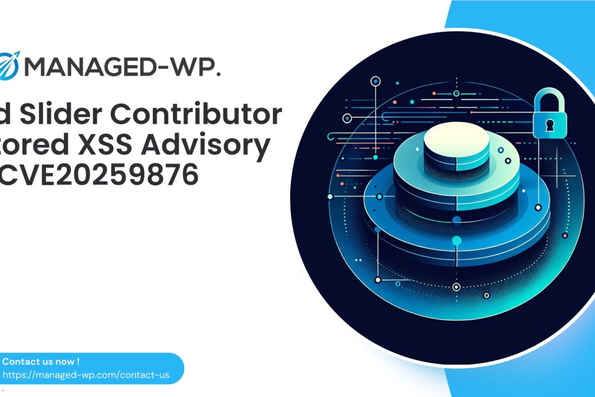 Authenticated Stored XSS in Ird Slider Plugin...
