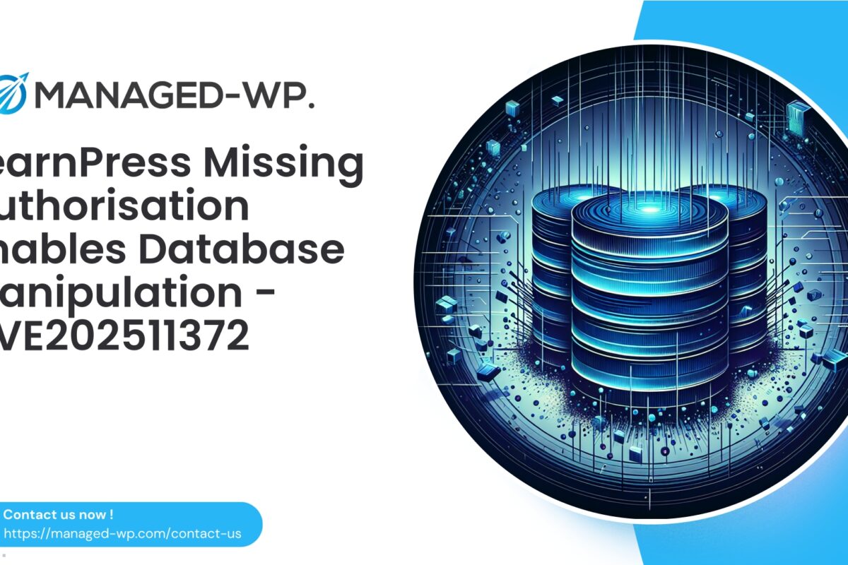 LearnPress Authorization Bypass Risks Database Integrity |…