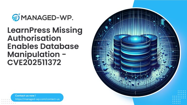 LearnPress Authorization Bypass Risks Database Integrity |…
