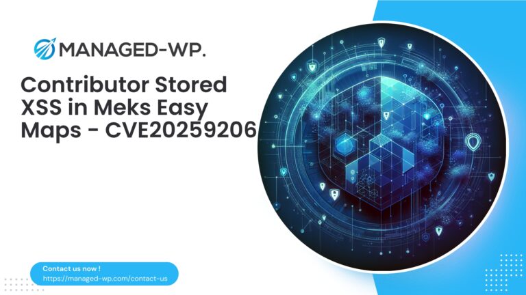 Critical Meks Easy Maps Authenticated Stored XSS...