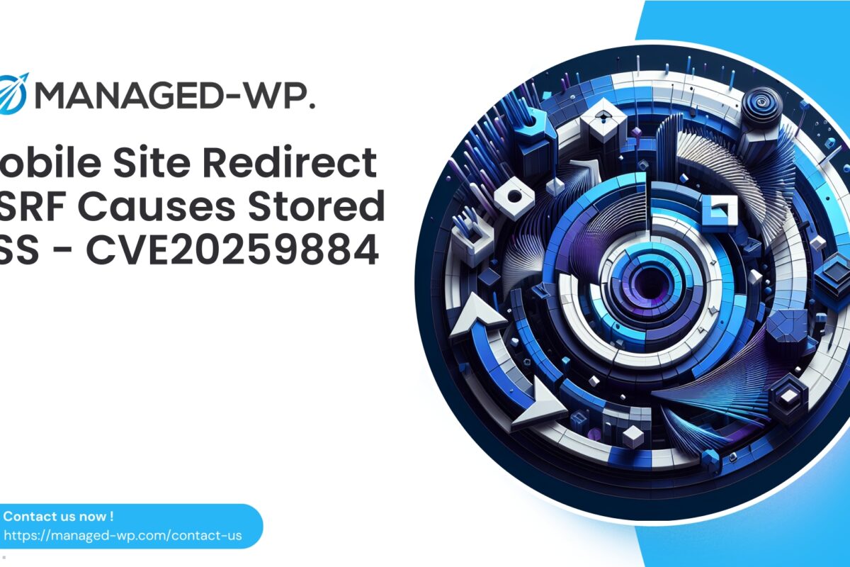 Mobile Site Redirect CSRF Enables Stored XSS...