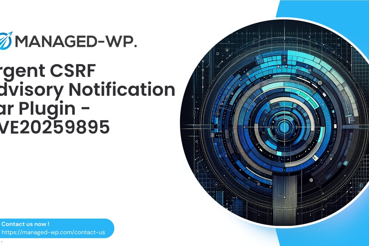 Critical CSRF Vulnerability in Notification Bar Plugin...
