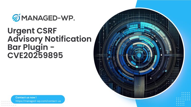 Critical CSRF Vulnerability in Notification Bar Plugin…
