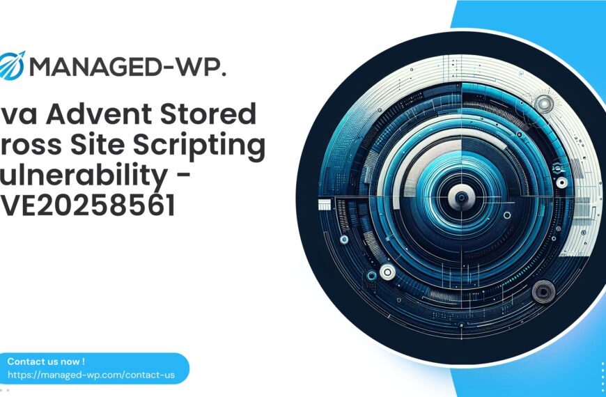 Authenticated Stored XSS in Ova Advent Plugin | CVE20258561 | 2025-10-15