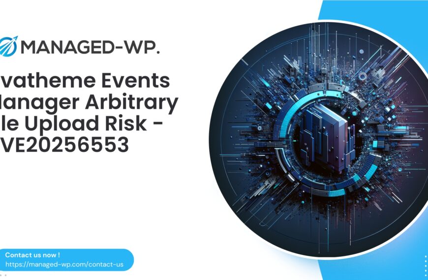 Unauthenticated File Upload in Ovatheme Events Manager | CVE20256553 | 2025-10-10