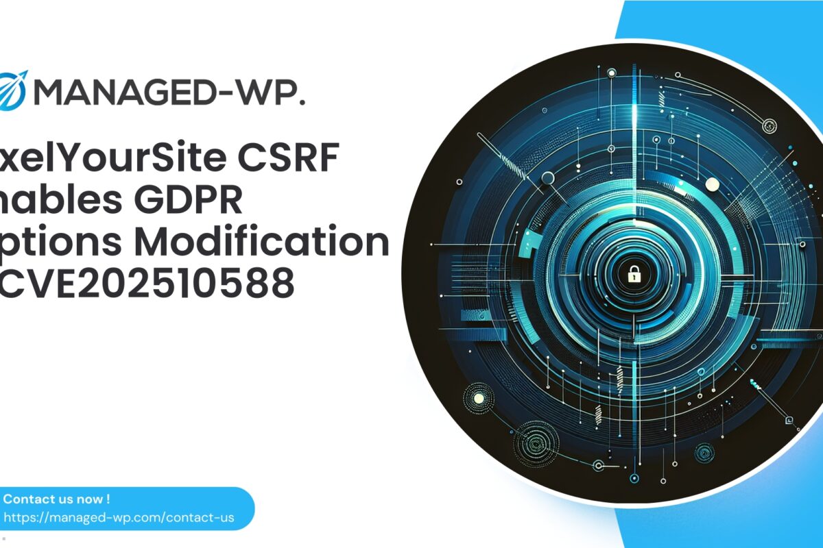 PixelYourSite CSRF Enables GDPR Settings Modification |…