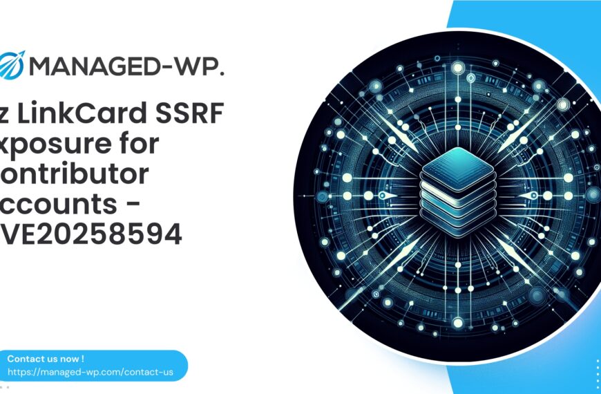 Critical SSRF Vulnerability in Pz LinkCard Plugin | CVE20258594 | 2025-10-15